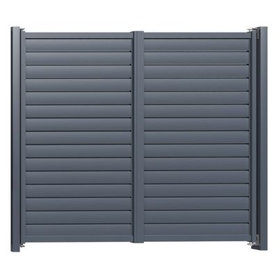 Porți culisante din aluminiu Hector 4x1,8 m gri antracit