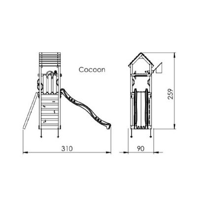 Turn copii Jungle Gym mini - Cocoon