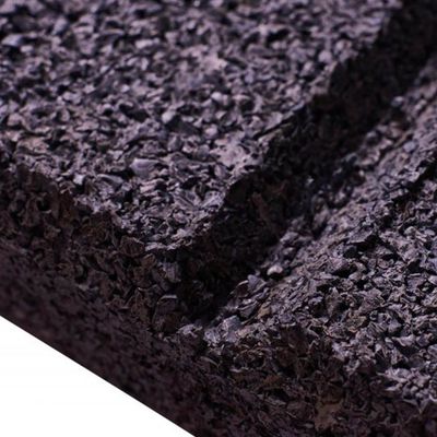 Pavele cauciuc plane Colonial 100x100x2 cm negru