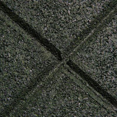 Pavele cauciuc plane Colonial 100x100x2 cm verde