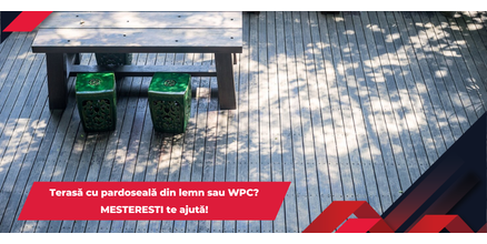 Terasă cu pardoseală din lemn sau WPC? Sfaturi și idei
