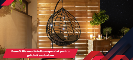 Beneficiile unui fotoliu suspendat pentru grădină sau balcon Beneficiile unui fotoliu suspendat pentru grădină sau balcon