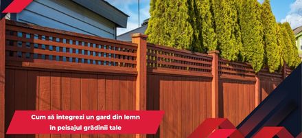 Cum să integrezi un gard din lemn în peisajul grădinii tale Cum să integrezi un gard din lemn în peisajul grădinii tale