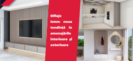 Riflaje lemn: noua tendință în amenajările interioare și exterioare Riflaje lemn: noua tendință în amenajările interioare și exterioare