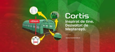 Solariile Cortis. Inspirat de tine. Dezvoltat de Meșterești.