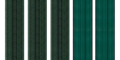 șipci metalice de culoare verde șipci metalice de culoare verde