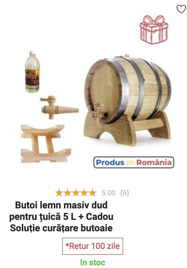 butoi lemn de vanzare