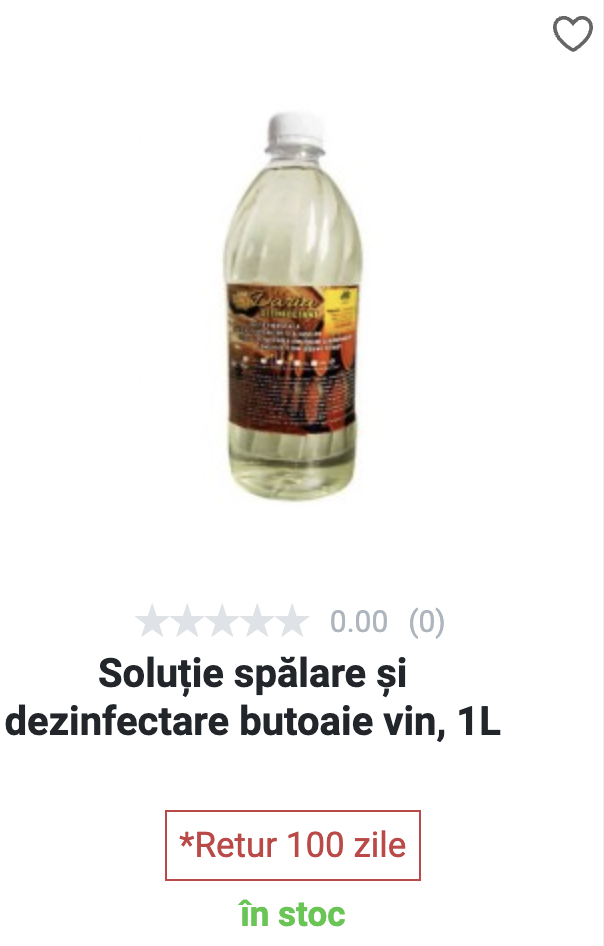 Solutie spalat butoaie