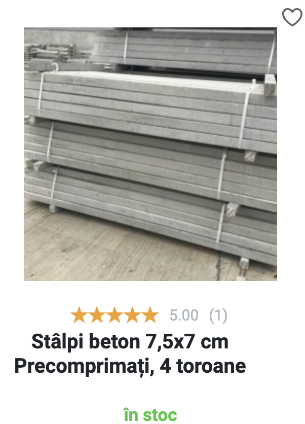 Stalpi din beton
