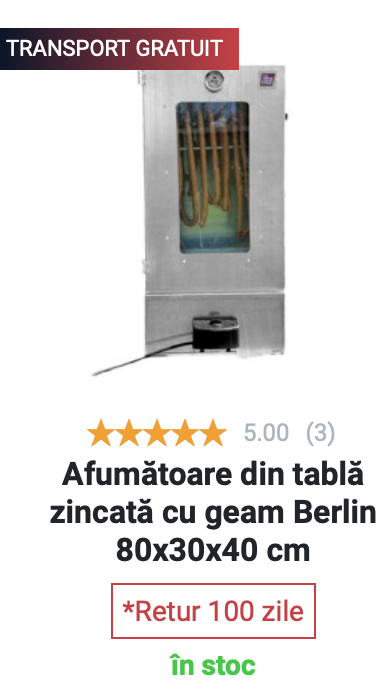 Afumătoare cu geam Berlin