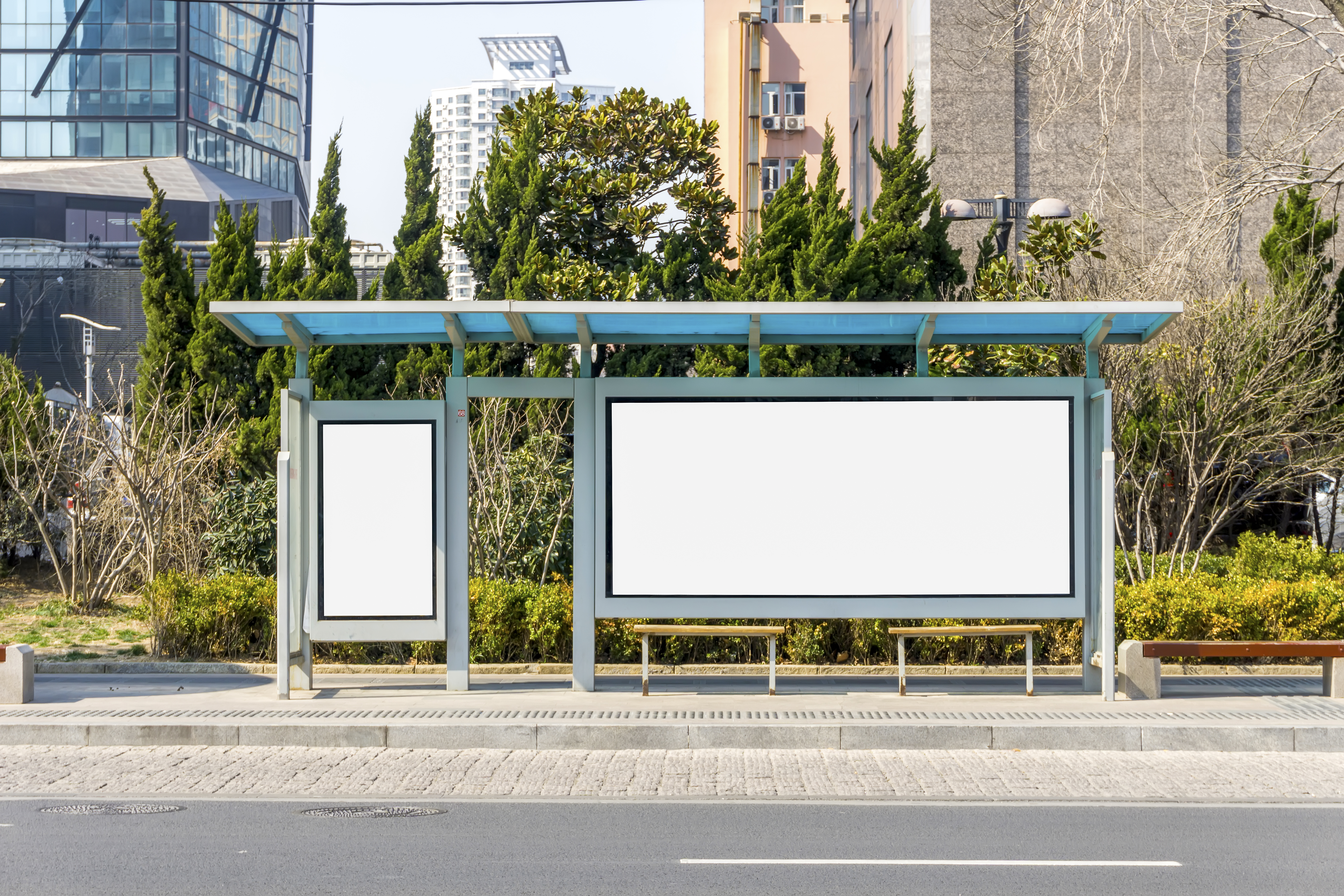 Statie autobuz model clasic