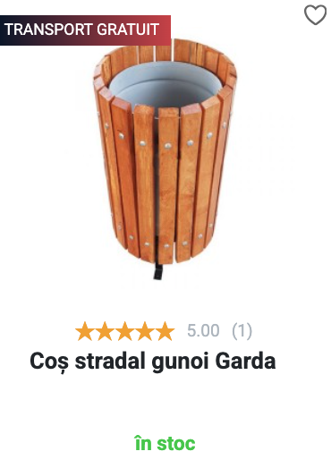 Coș stradal gunoi - Garda