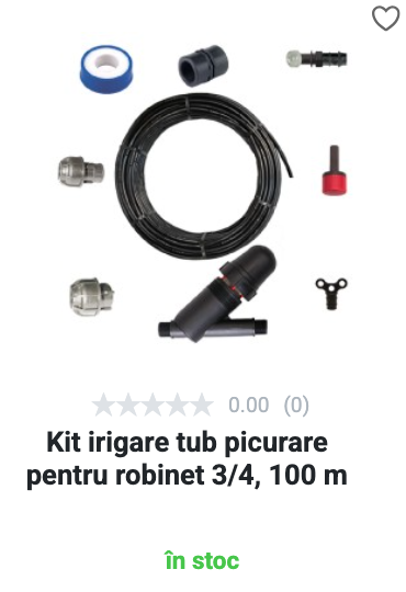 Kit irigare - tub picurare robinet