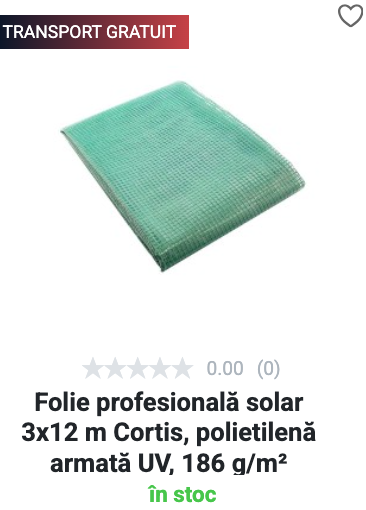 Folie profesională solar - Cortis