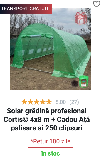 Solar Cortis - 4 x 8 m