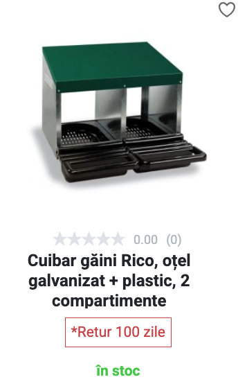Cuibar găini - Rico
