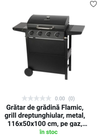 Grătar de grădină Flamic - pe gaz