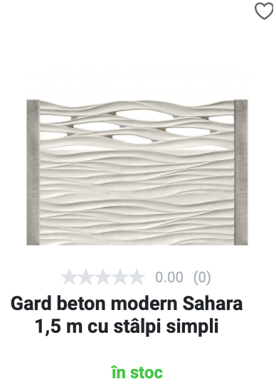 Gard beton - Sahara