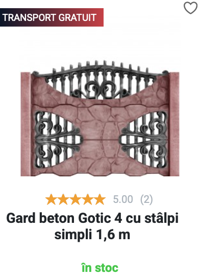 Gard beton - Gotic 4