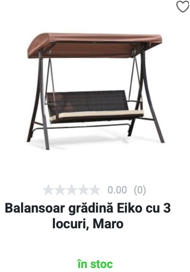 Balansoar grădină - Eiko