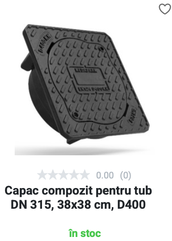 Capac compozit D400