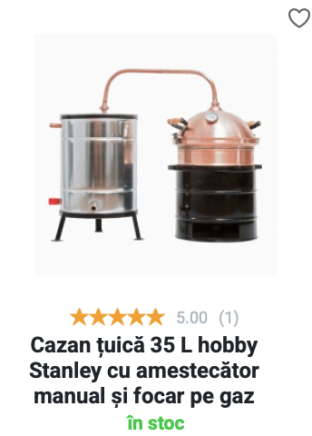 Cazan țuică Stanley - 35 L