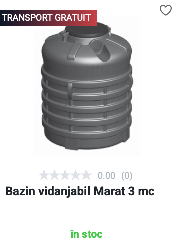 Bazin vidanjabil Marat - 3 mc