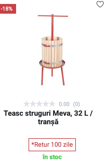 Teasc / Presă struguri