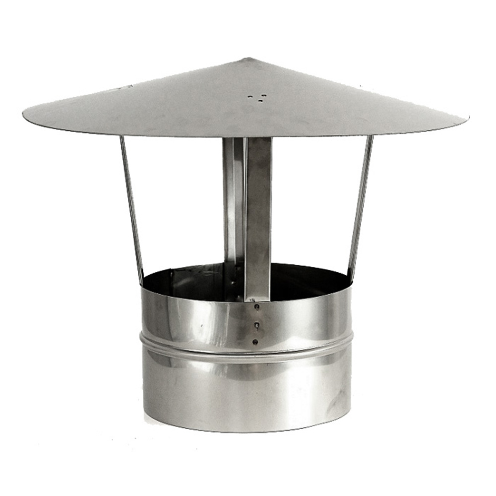 Pălărie coș fum inox Shura 180 mm