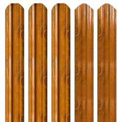 Șipcă metalică verticala gard Lucius  Vertical 0,5 mm 11,5 cm Stejar multi-gloss Stejar multi-gloss Da
