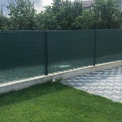 Plasă umbrire verde tratată UV – 88% grad de umbrire 1,5x10 m-2