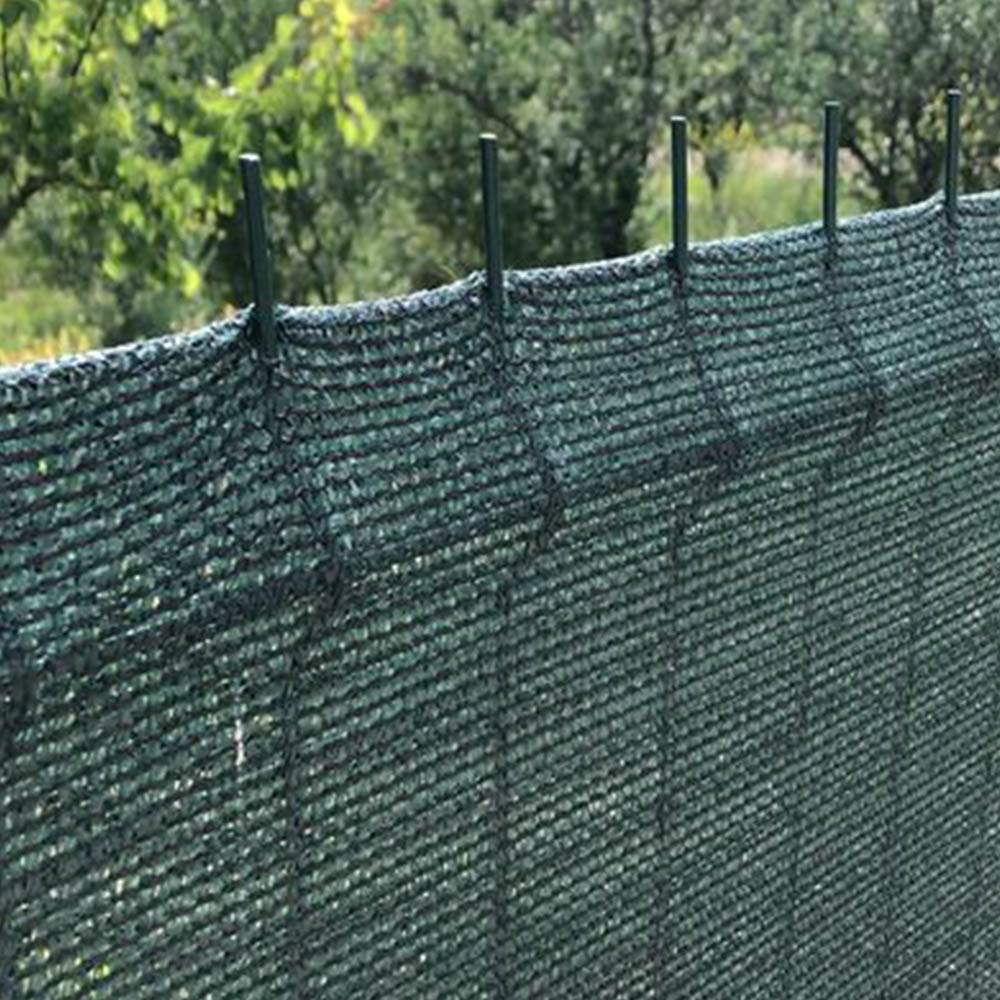 Plasă umbrire verde tratată UV – 88% grad de umbrire 6x100 m