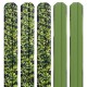 Șipcă metalică gard Lucius 0,4 mm x 11,5 cm Merișor + CADOU Șuruburi