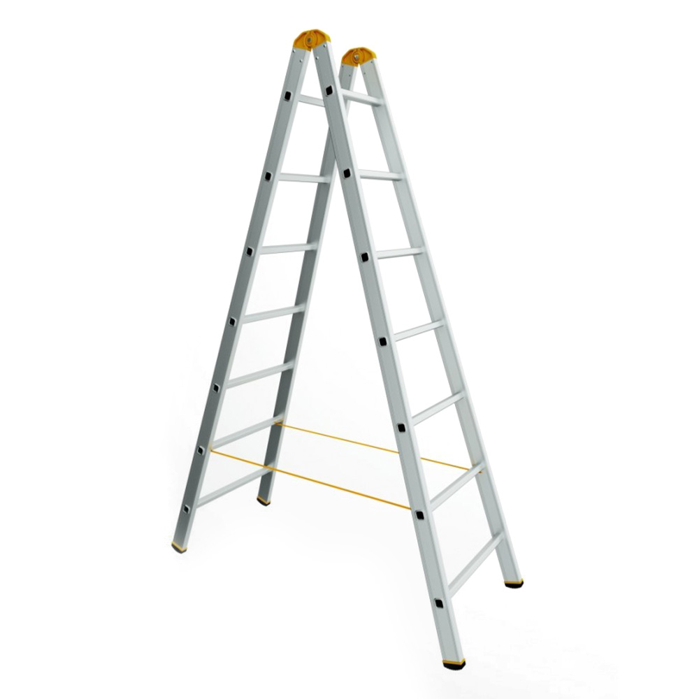 Scară dublă profesională Forte Plus - 2x7 trepte