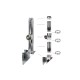 Coș fum profesional din inox Onisim 5 m x 160 mm pornire de la consolă