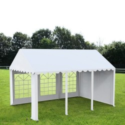 Cort evenimente 3x6 m Delta profesional cu structură metalică 38 mm, prelată UV 500 g / mp-8