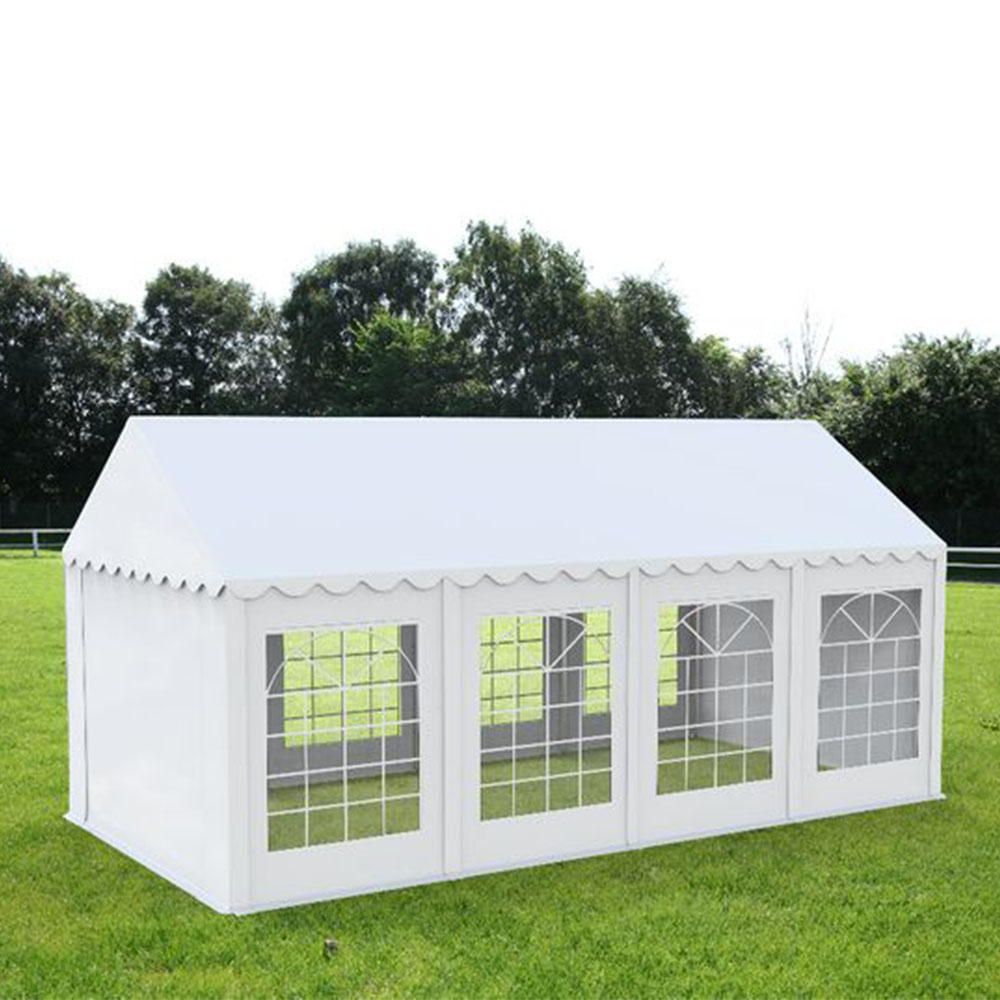 Cort grădină alb premium cu protecție UV Delta 3x9 m