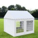Cort grădină alb premium cu protecție UV Delta 5x4 m