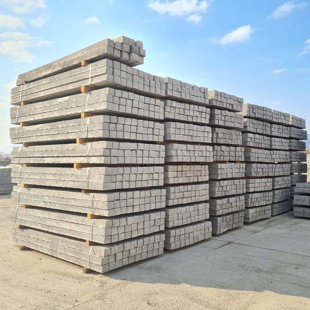 Șpalieri beton 10x8x340 cm Premium pentru vie, gard