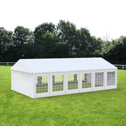 Cort evenimente 6x12 m Delta profesional cu structură metalică 38 mm, prelată UV 500 g / mp-6