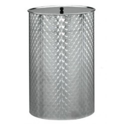 Resigilat - Cisternă inox + cameră aer, capac flotant și robinet Lazio 200 L-1