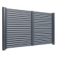 Porți batante din aluminiu Amara 3x2 m gri antracit