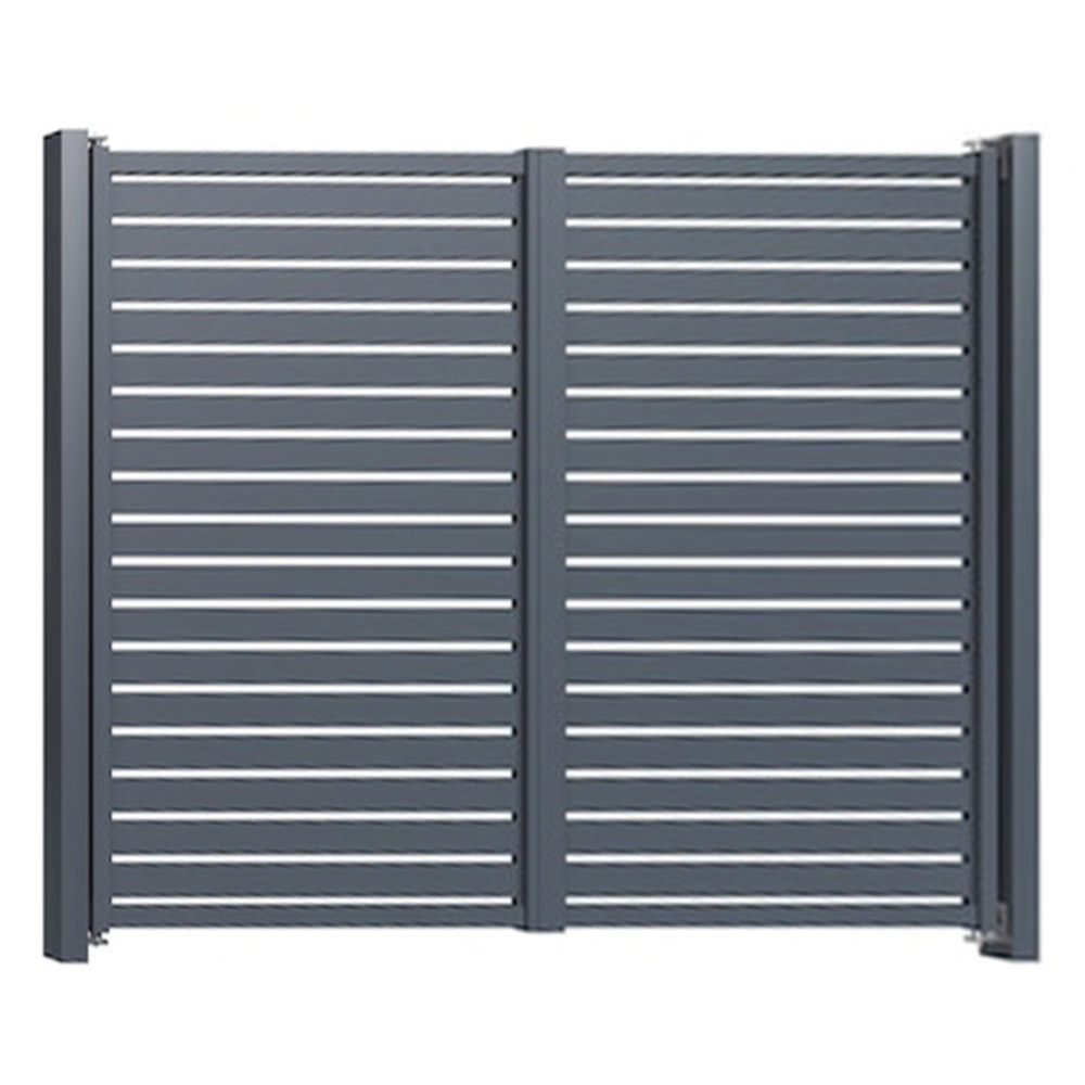 Porți culisante din aluminiu Amara 4x2 m gri antracit
