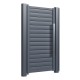 Porți pietonale din aluminiu Hector 1x1,8 m gri antracit