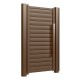 Porți pietonale din aluminiu Hector 1,2x1,8 m maro