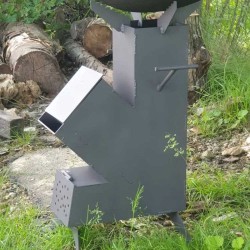 Sobă rachetă Somer HORECA 43 x 70 cm-4