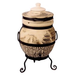 Cuptor ceramică Tandoor Helios 45 L + Accesorii cadou-1