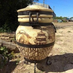 Cuptor ceramică Tandoor Helios 45 L + Accesorii cadou-5