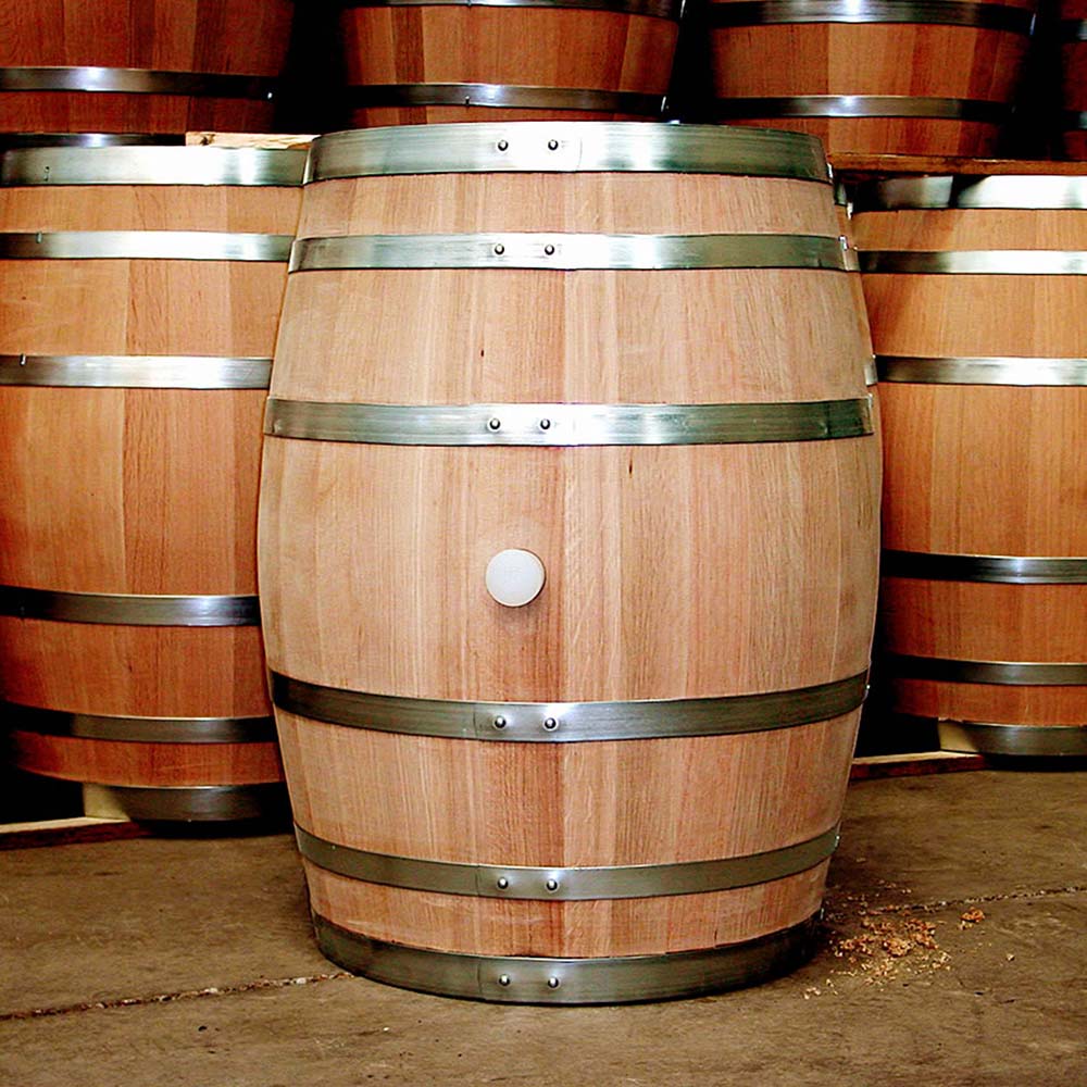 Butoi lemn masiv stejar pentru vin 200 L + Cadou Accesorii