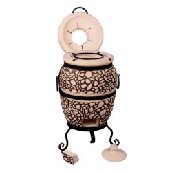 Cuptor ceramică Tandoor Hestia 50 L + Accesorii cadou-3